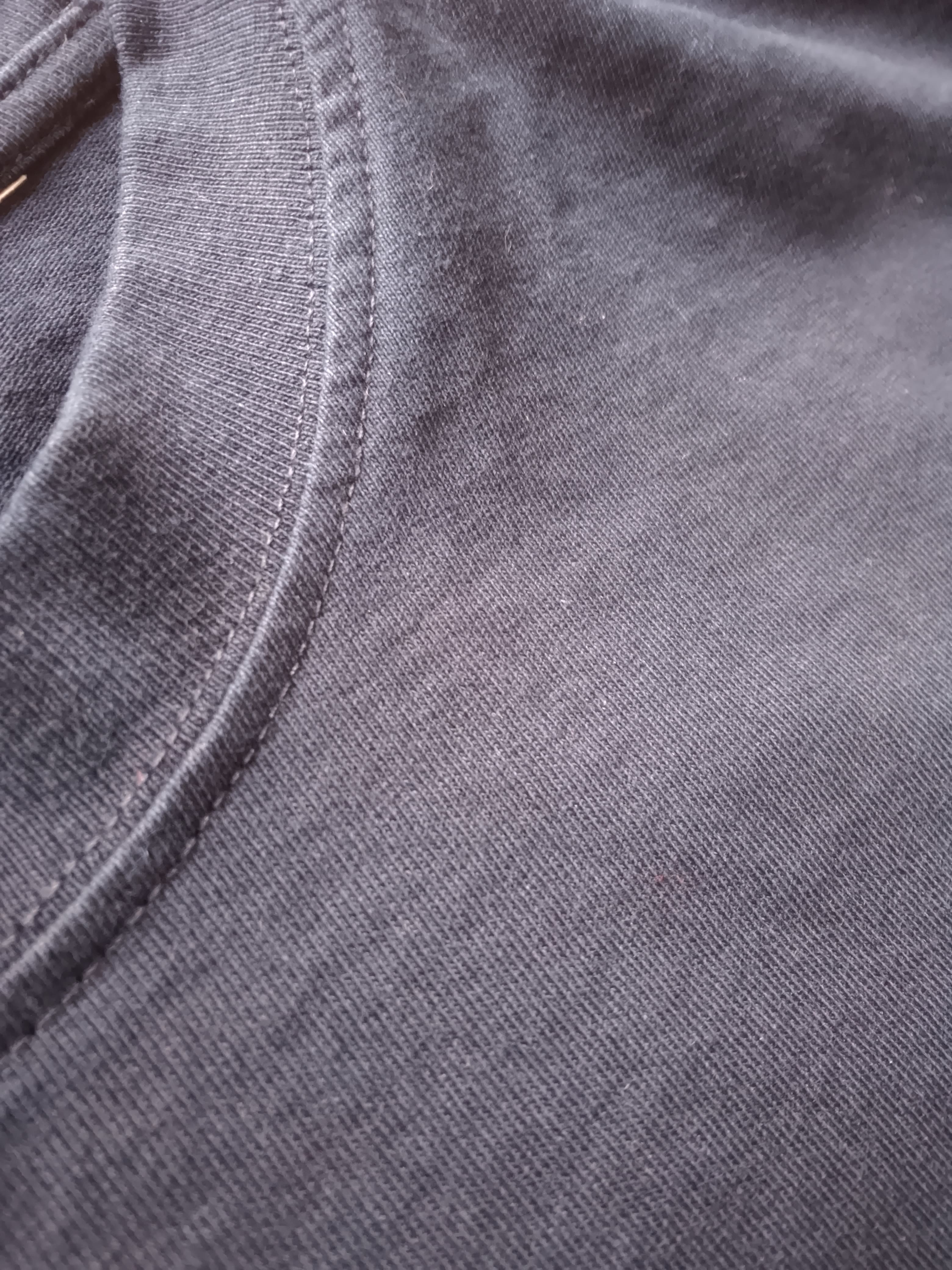 Close-up of a gray fabric texture