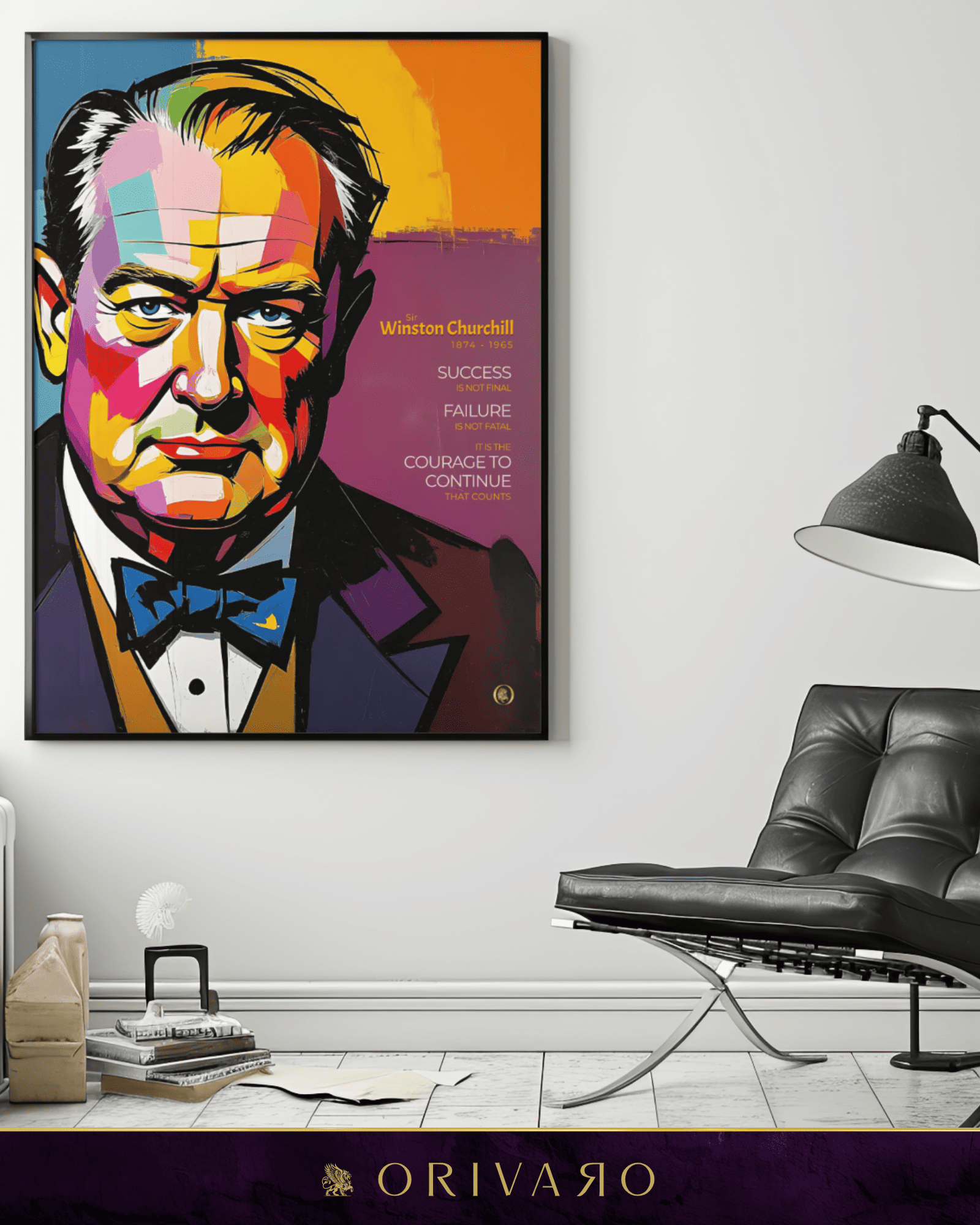 Courage to continue. Churchill.