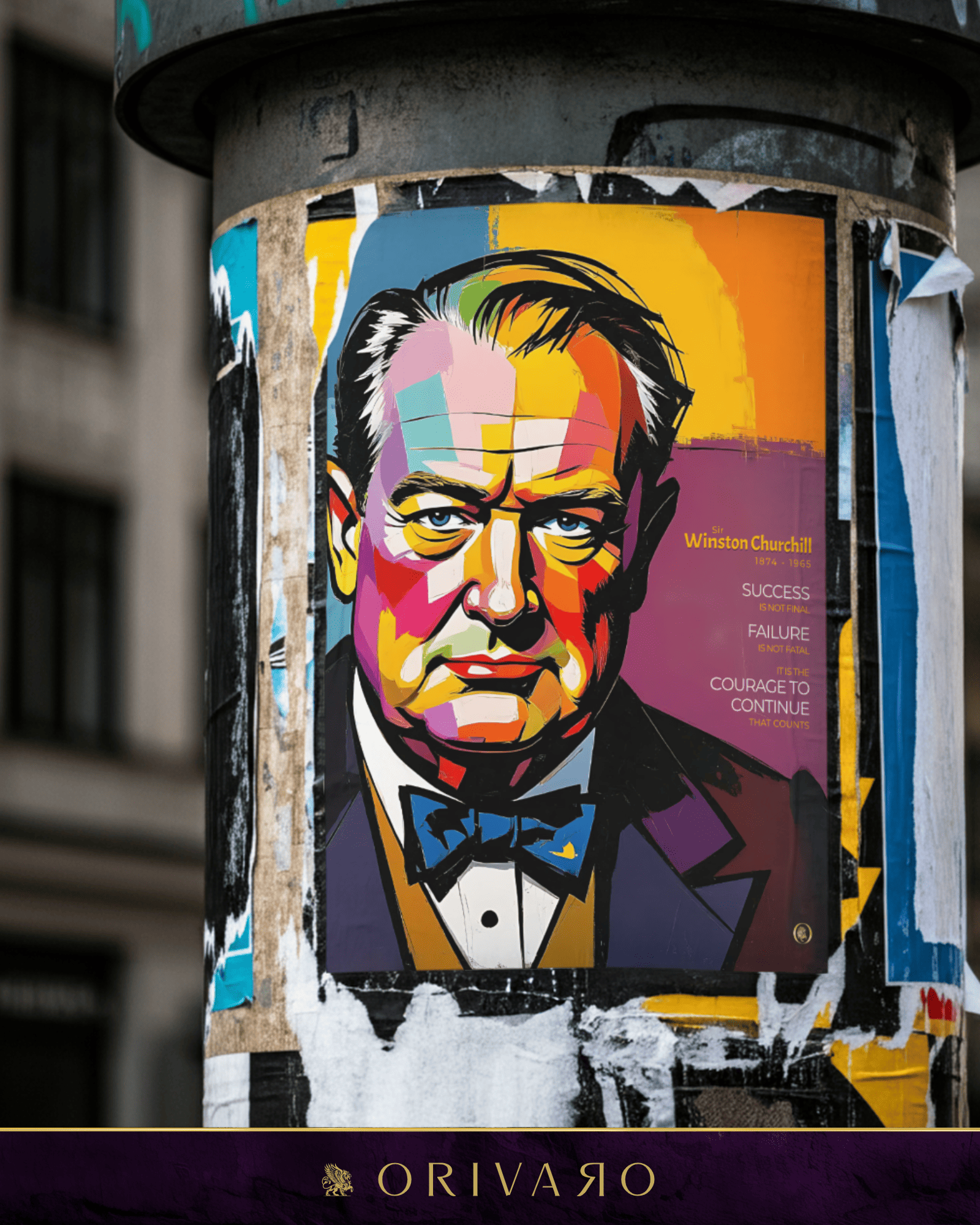 Courage to continue. Churchill.