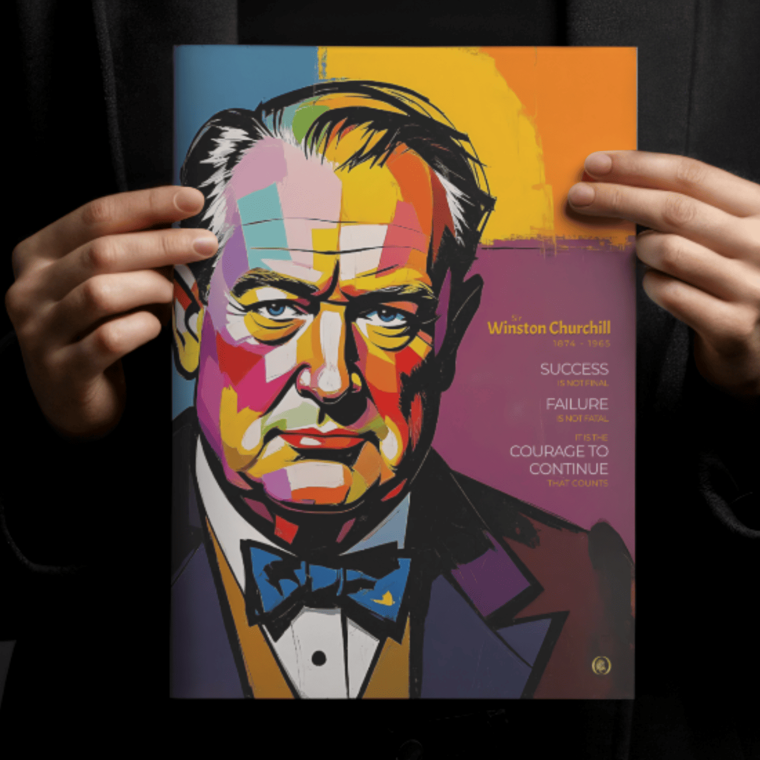 Courage to continue. Churchill.