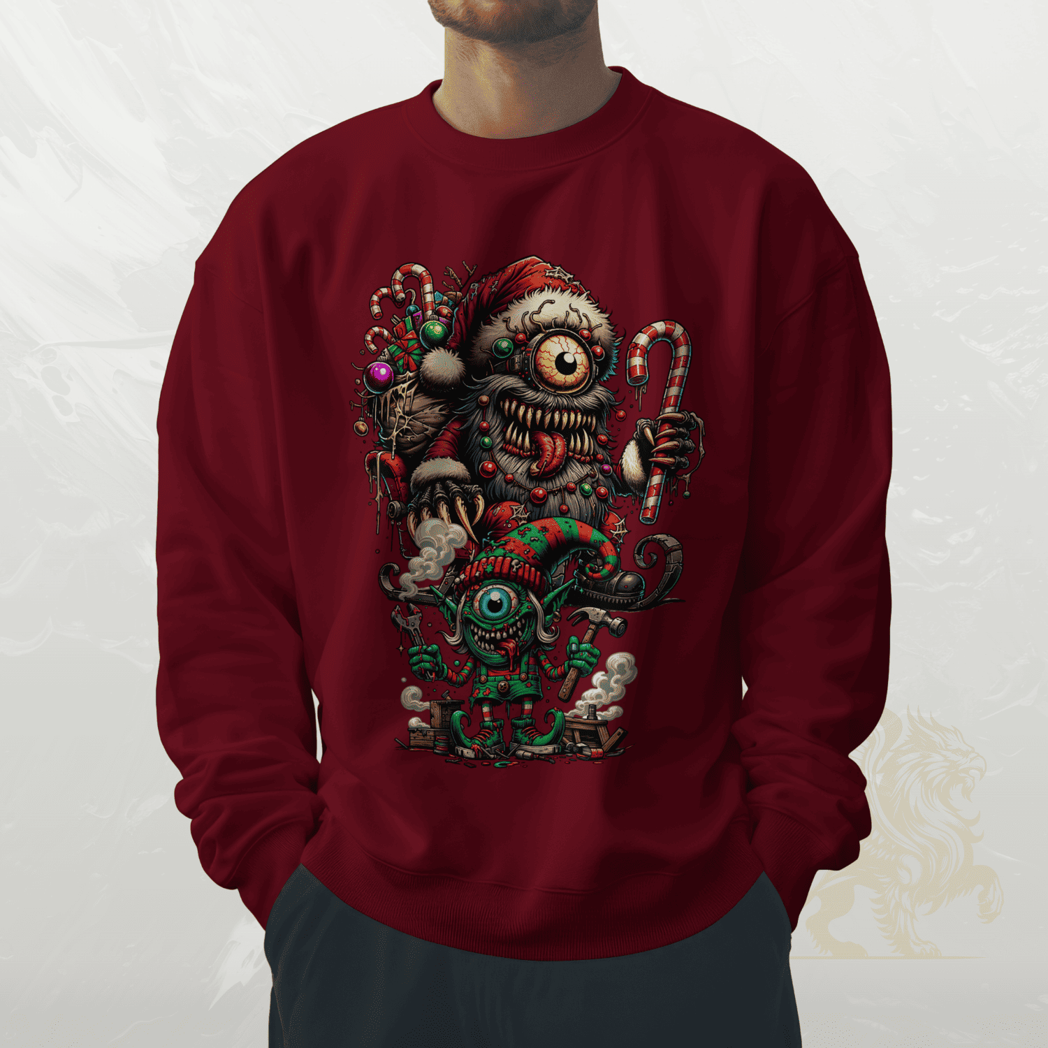 .Naughty Christmas Jumper