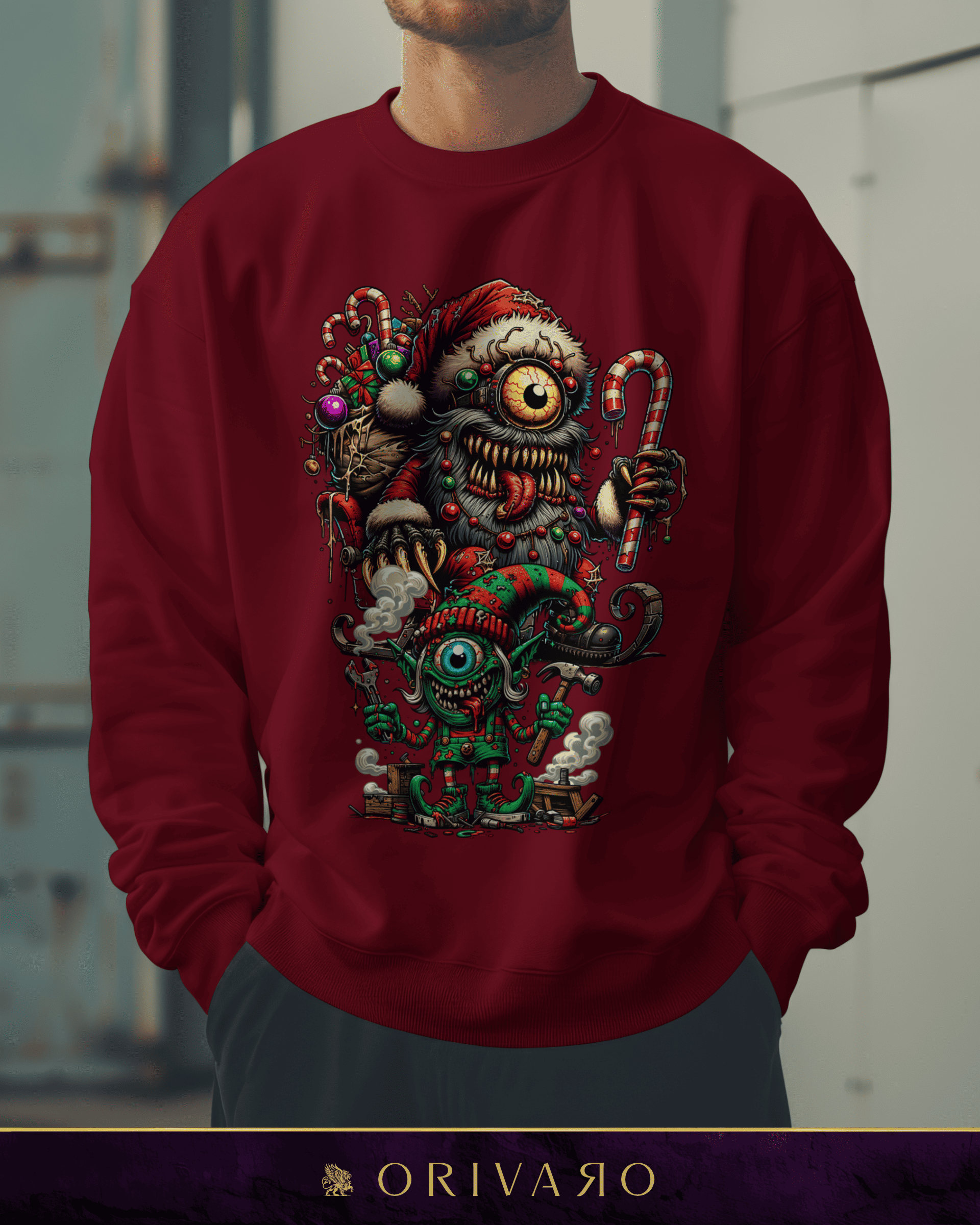 .Naughty Christmas Jumper