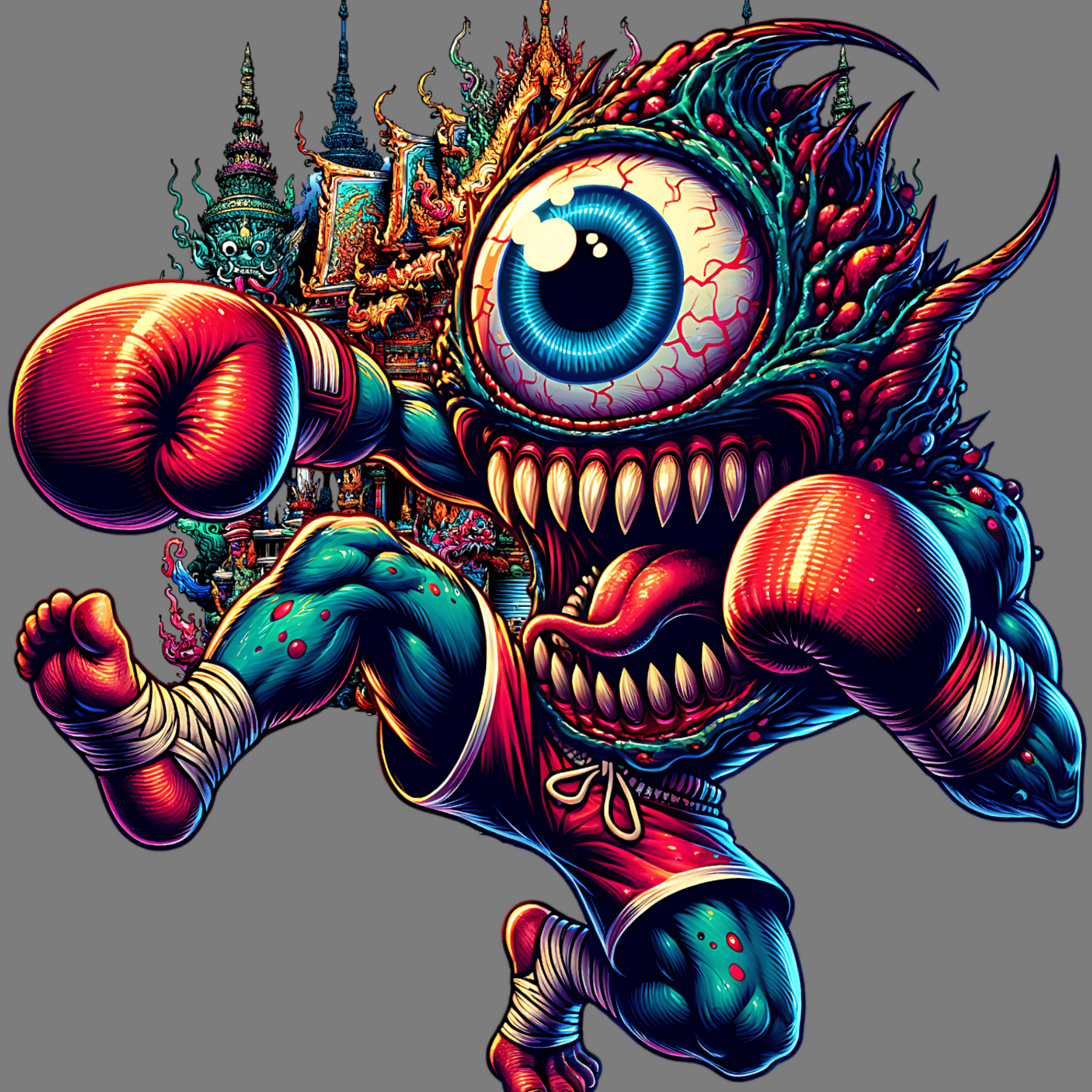 One Eye Khanom - Muay Thai T-shirt