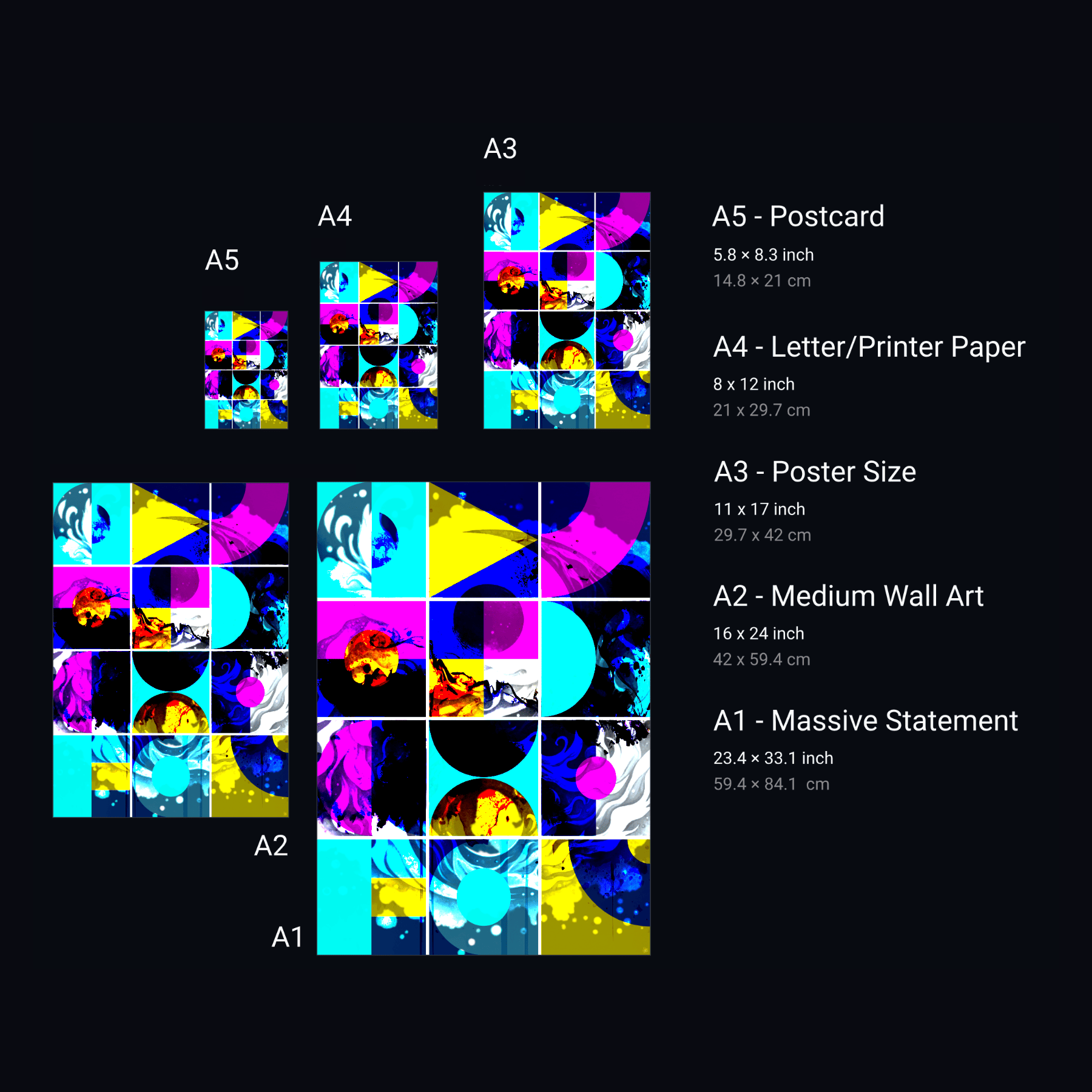 sizes of posters
